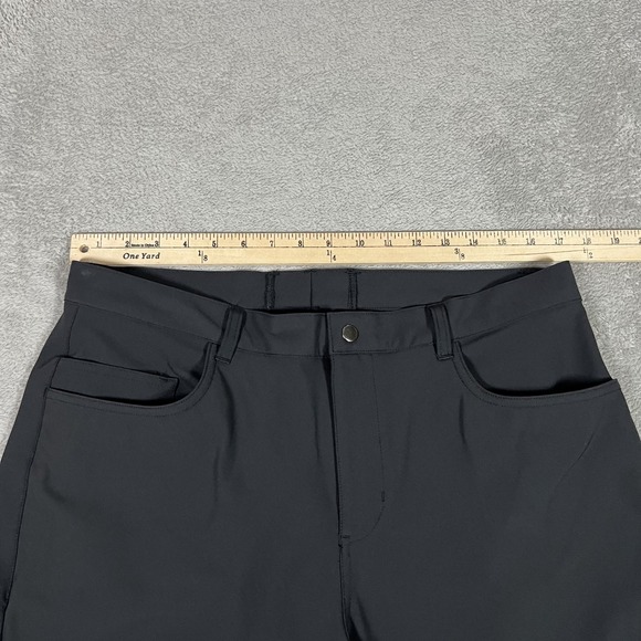 State & Liberty Pants Mens 38x31 Black Athletic Fit Stretch Tech Chino Dress - Picture 5 of 11